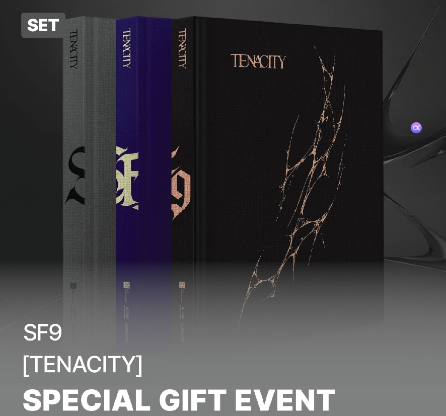 SF9 - 2nd Full Album [TENACITY] (TENACITY Ver. / LIGHTEN Ver. / INTEND Ver.) [3-Version SET]